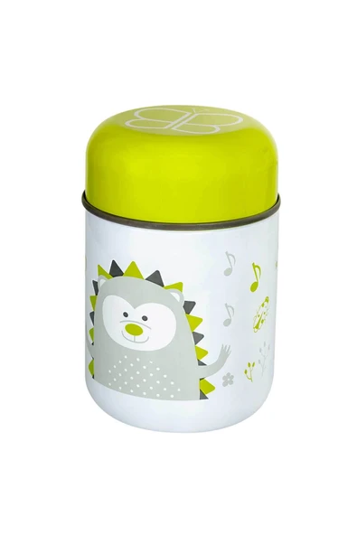 Bblüv Foöd Mama Termosu ve Kaşık 300ml  Yeşil - 4