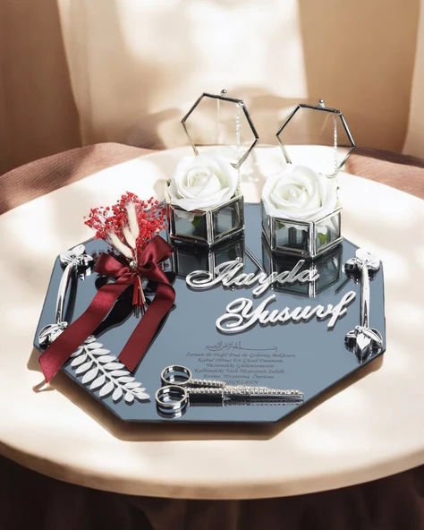 Affinity Söz Nişan Tepsisi Gümüş - 2