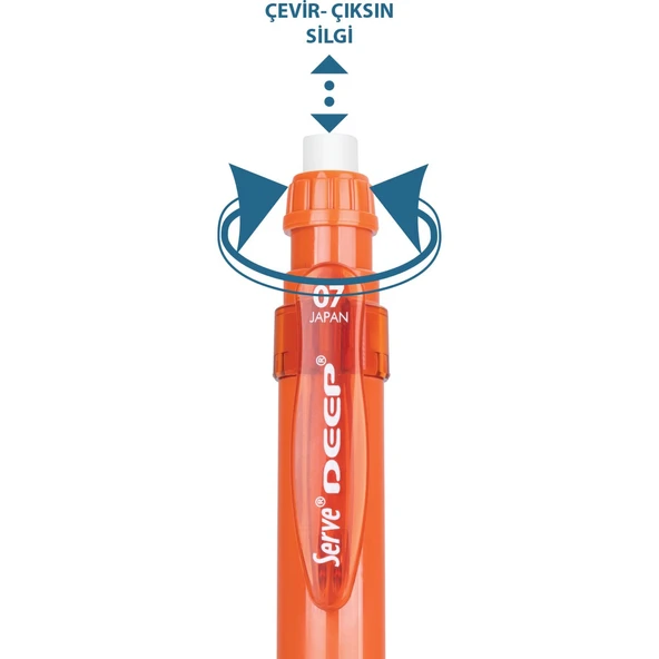 Serve Versatil Kalem Deep 0.7 MM Kiremit SV-DEEP-07-KRMT - 2