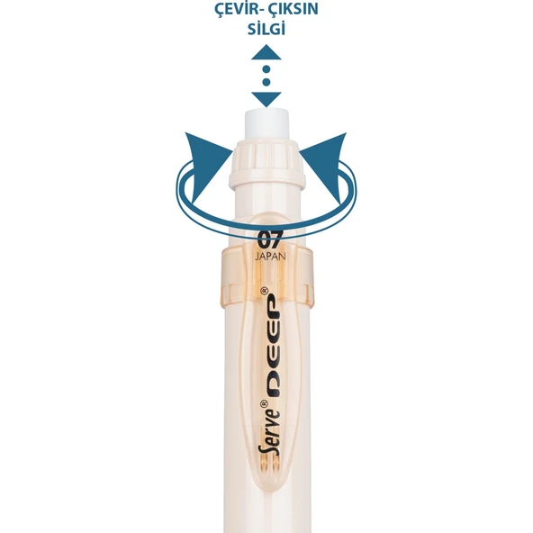 Serve Versatil Kalem Deep 0.7 MM Fildisi SV-DEEP-07-FD - 2