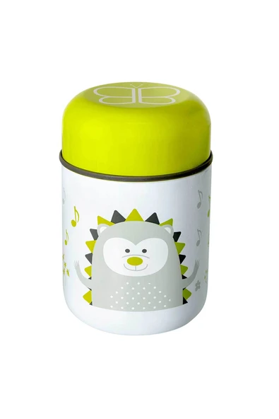 Bblüv Foöd Mama Termosu ve Kaşık 300ml  Yeşil - 3
