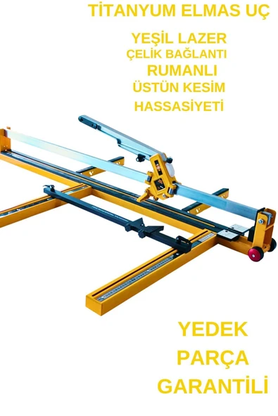 STAXX POWER  Onon 120 cm Seramik Fayans ve Granit Kesim Makinesi - Yeşil Lazer Teknolojisi Hassas Kesim