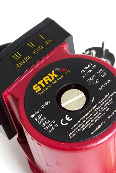 STAXX POWER  Metal Dişli Bakır Sargılı Güneş Enerjisi Sıcak Su Pompası Kendinden Otomatik Gpd15-09a 1'' - 4