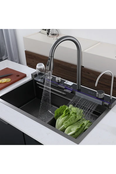 The Sink  2024 Ultra Teknolojik Eviye Seti 7 Fonksiyonlu Batarya Ve Aksesuar Dahil