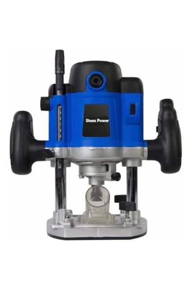 STAXX POWER  Staxx Pro 3000 Watt Profesyonel Freze Formika Makinası 6-8 Mm Pens Bakır Sarım Motor 5 Yıl Garantili - 2