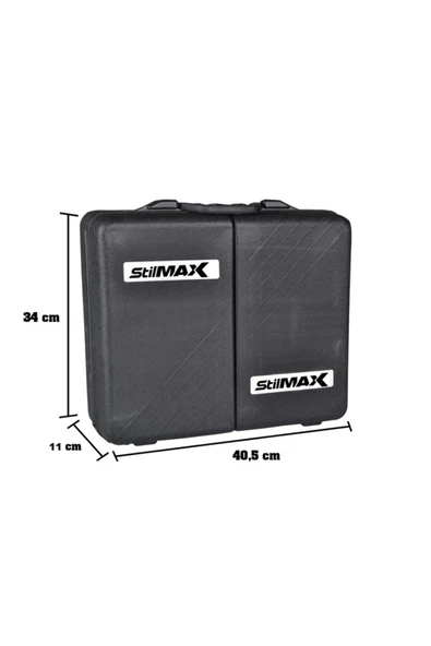 stilmax  Alman Style 405 Parça Devir Ayarlı Gravür Oyma Makinesi Dremel Taşlama Zımpara Seti 450w - 3