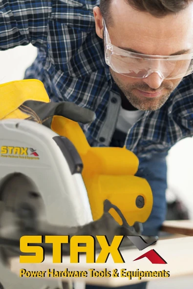 STAXX POWER  Germany Technology 3700 Watt Fast Profesyonel Bakır Sargı Lazerli Açılı Kesim 185mm Daire Testere - 2