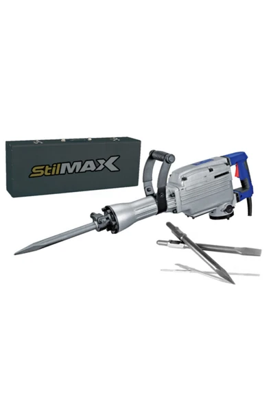 stilmax  Germany 16kg Profesyonel Kırıcı 55j 3000 Watt + Yassı Keski Uç Seti Hediyeli