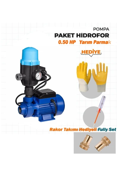 stilmax  Metal Dişli Paslanmaz Mil Paket Hidrofor Otomatik Sistem Su Pompası 2 Kat 2 Daire - 2