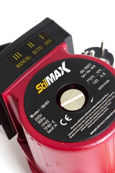 stilmax  Germany Technology Metal Dişli Bakır Sargılı Güneş Enerji Sıcak Su Pompası Otomatik Gpd15-09a 1'' - 2