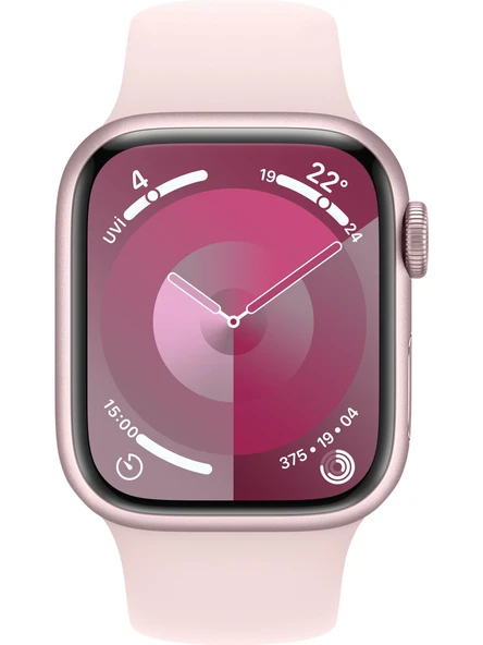 Apple Watch Series 9 GPS 41mm Pembe Alüminyum Kasa ve Uçuk Pembe Spor Kordon Akıllı Saat MR943TU/A - TEŞHİR - 2