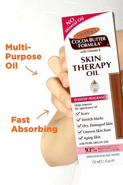 Palmers Skin Therapy Oil Rosehip Cilt Bakım Yağı 150ML - Resim 7