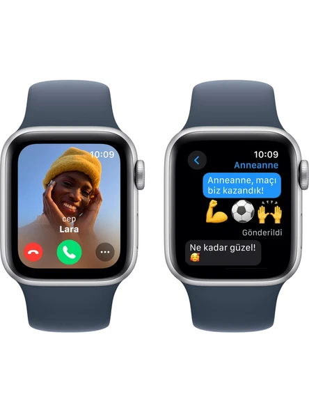 Apple Watch Seri 9 Gps 45MM Gümüş Rengi Alüminyum Kasa Spor Kordon - S/m MR9D3TU/A - TEŞHİR - 3