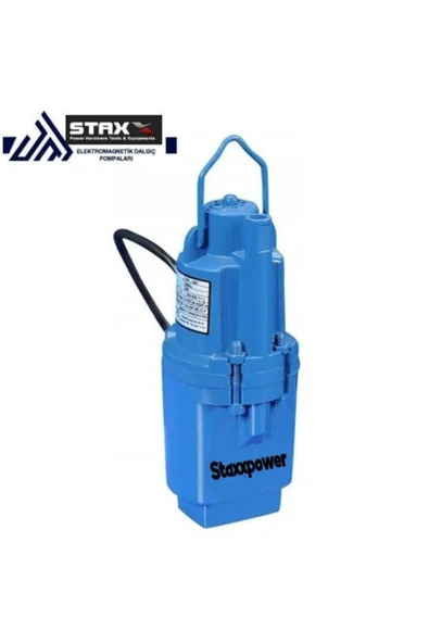 STAXX POWER  Staxx Pro Çelik Gövdeli Titreşimli Dalgıç Su Pompası Dalgıç Motoru 1/2'' 35mt Su Çeker - 2