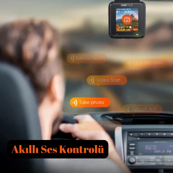 Vantrue Element 1 Araç içi Kamera - 4