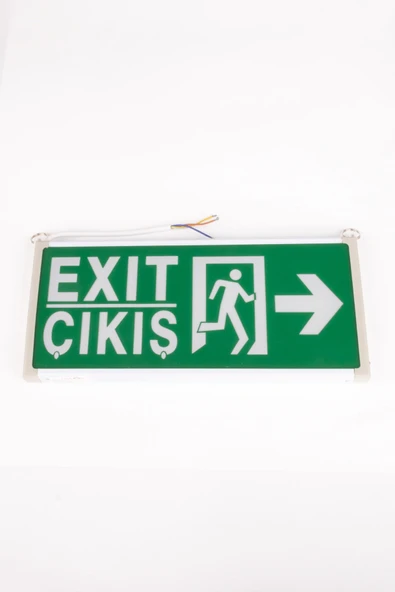 Helios Opto 3w Çıkış-Exit Led Armatür - 2 Adet (Sağ-Sol) HS 4600 - 3