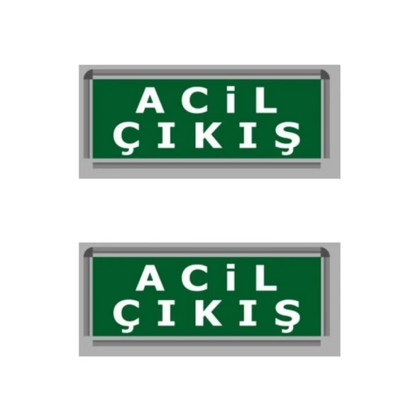Helios Opto 3w Çıkış-Exit Led Armatür - 2 Adet (Acil Çıkış) Hs 4604