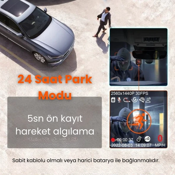 Vantrue Element 1 Araç içi Kamera - 3