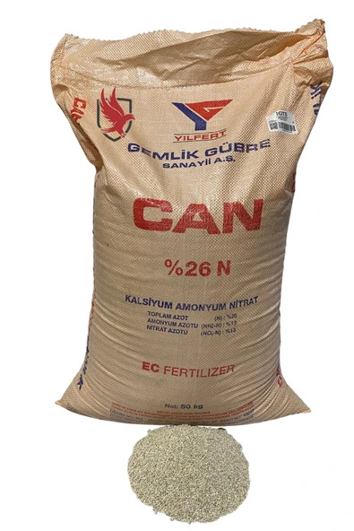 Gemlik Can Kalsiyum Amo.nyum Nit.rat %26N Gübre 50 Kg ürün görseli 1
