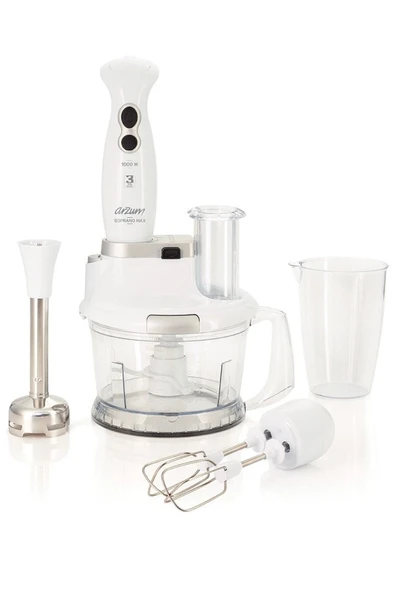Arzum Ar1004 Soprano Max Multi Beyaz 1000 W Blender Seti - 2