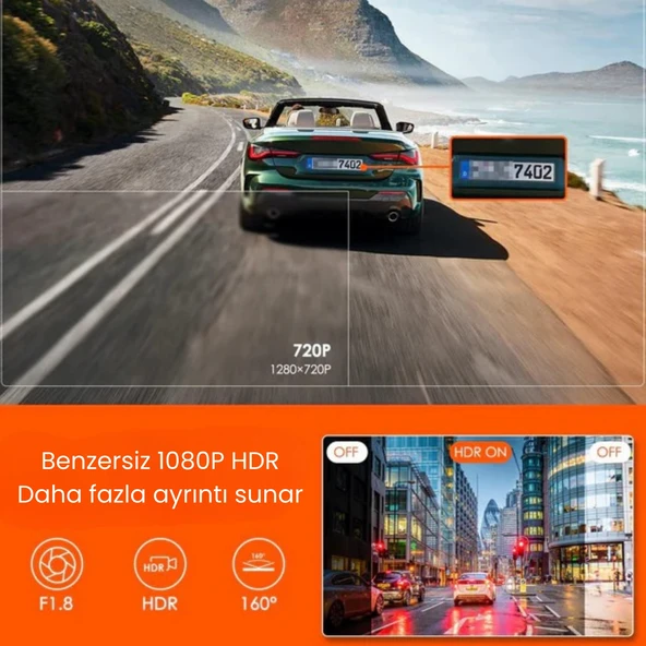 Vantrue Element 1 Lite Araç içi Kamera - 3
