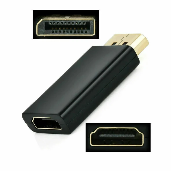 DisplayPort to HDMI 4K Çevirici Adaptör (DisplayPort v1.2 Destekli) - 4