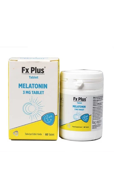 FX PLUS Melatonin 3mg 60 Tablet 8698751000343