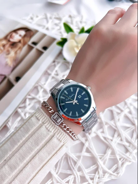 Pierre Cardin Çelik Kordon 2 Yıl Garantili 3 Atm Suya Dayanıklı Kadın Kol Saati BPR.80082F05 - Resim 2