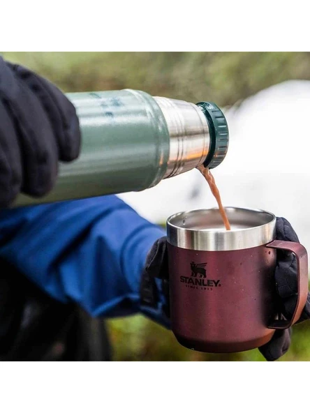 Stanley Klasik Vakumlu Yeşil 0.75 lt Çelik Termos - 3