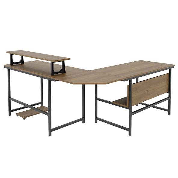 METMOBSAN L tipi bilgisayar ve Çalışma masası - Resim 4