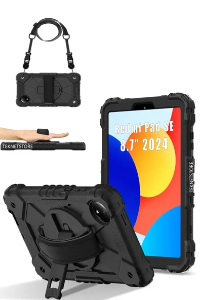 Xiaomi redmi pad se 8.7 Inç Kılıf Askılı Yüksek Koruma Defender Standlı Case