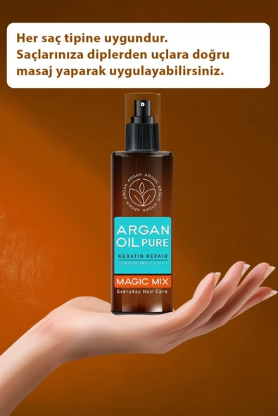 Magic Mix Acil Kurtarma Kırık Uç Onarıcı Argan Bakım Spreyi 110 ml - 5