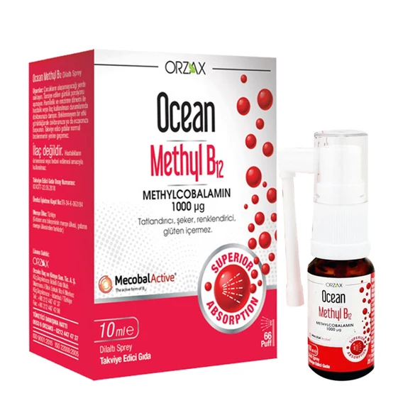 Ocean Methyl B12 Sprey 1000 mg 10 ml