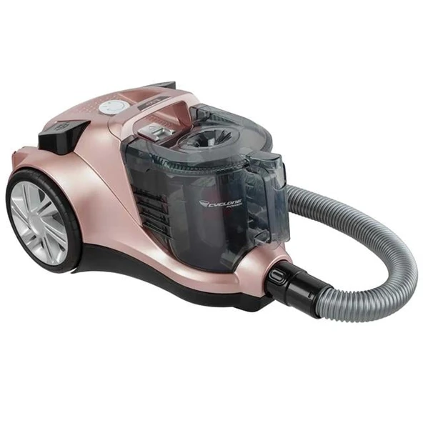 Fakir Ranger Electronic Toz Torbasız Süpürge Alerji Dostu HEPA 13 Filtre Rosie