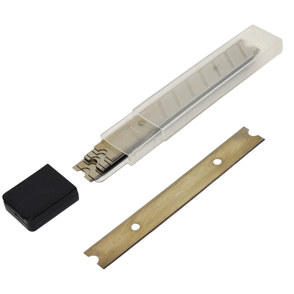 Cam Seramik Fayans Yer Kazıyıcı Kazıma Yedek Uç Bıçağı -10 Lu Paket - 2