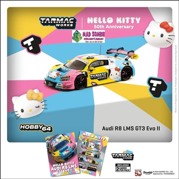 Tarmac Works Hello Kitty Audi R8 LMS GT3 Evo II Macau GT Cup