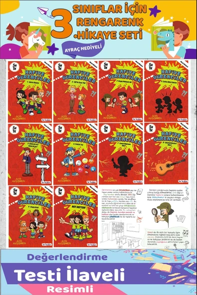 3.Sınıf 5N1K Mizah Hikayeleri 10 Kitap (48 sayfa) ürün görseli 1