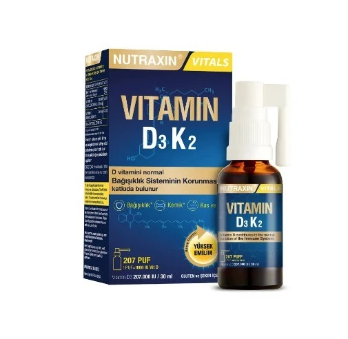 Nutraxin Vitamin D3K2 Sprey 30 ml