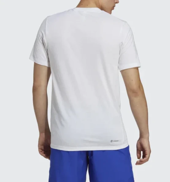 adidas Train Essentials Feelready Antrenman Tişörtü 'Beyaz' IC7440 - Resim 3