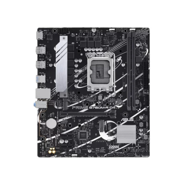 Asus Prime B760M-R D4 Intel B760 5333 MHz (OC) DDR4 Soket 1700 mATX Anakart