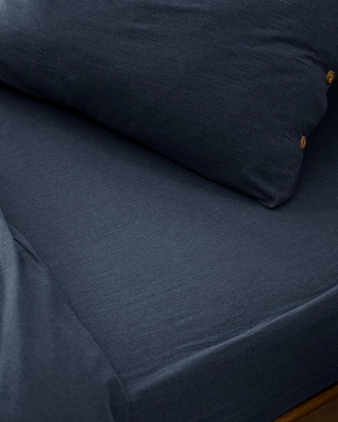 Madame Coco Carla Çift Kişilik Lastikli Yıkamalı Nevresim Takımı - 4