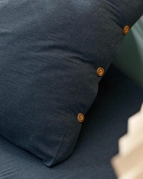 Madame Coco Carla Çift Kişilik Lastikli Yıkamalı Nevresim Takımı - 5