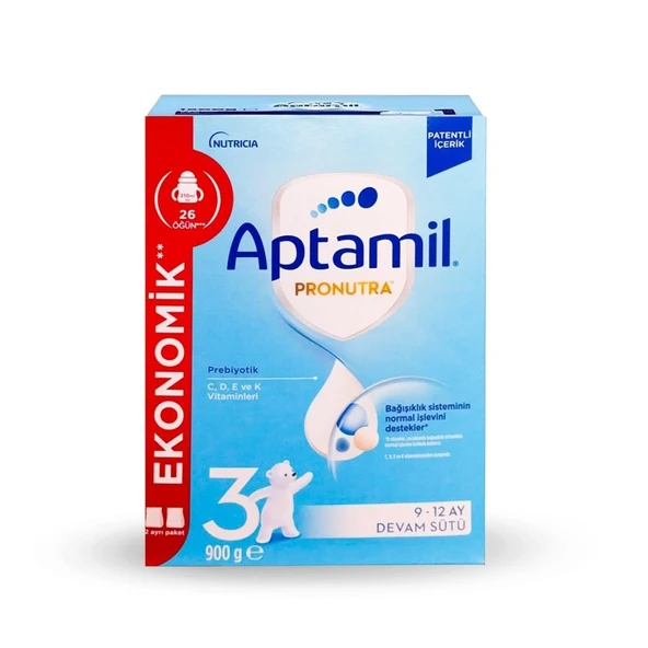 Aptamil Pronutra 3 Devam Sütü 900 gr 9-12 Ay