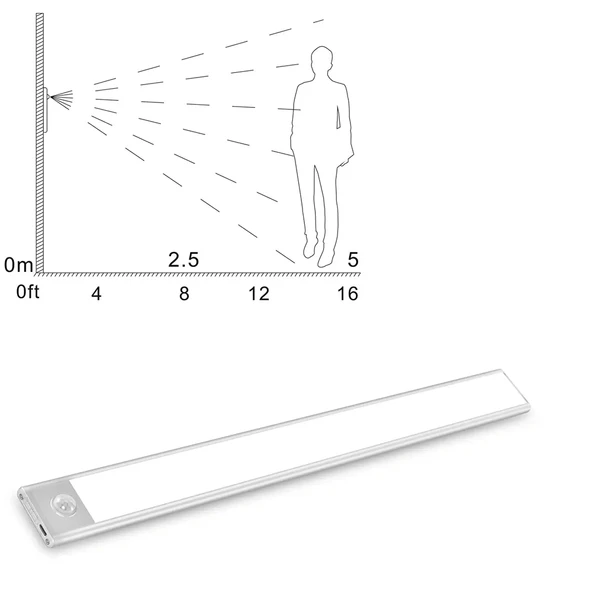 Sensörlü Şarjlı Dolap Lambası Wt-288 - 3