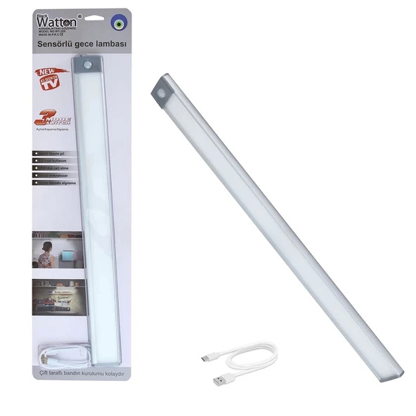 Sensörlü Şarjlı Dolap Lambası Wt-288 - 5