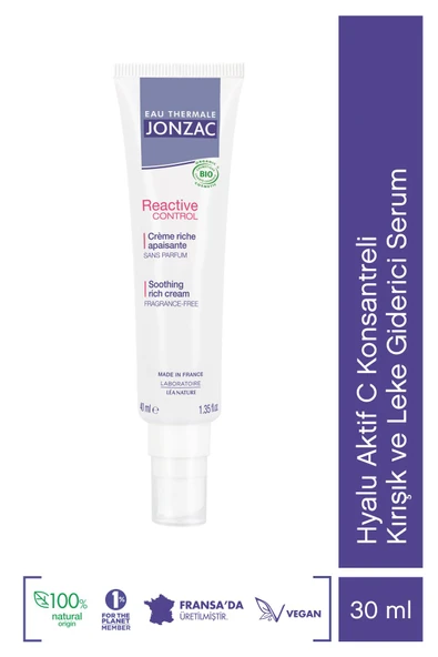 Eau Thermale Jonzac Reaktif Rich Hassas Ciltler için Nemlendirici Yüz Kremi 40ml