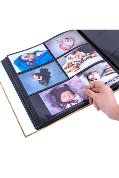 HİDZ 10x15cm 600'lük Desenli Fotoğraf Albümü - 3