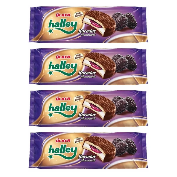 Ülker Halley Karadut Marmelatlı 236 gr 7 li x 4 Adet ürün görseli