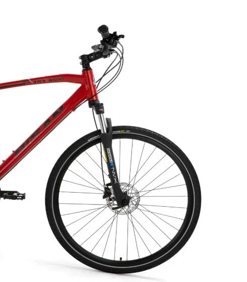 Bisan TRX 8500 27 Vites 46CM Mat Kırmızı Siyah Şehir Bisikleti - 2
