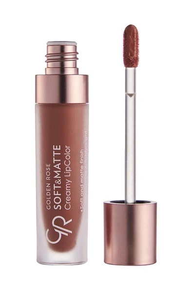 Golden Rose Soft&matte Creamy Lipcolor No: 118 Caramel - Likit Mat Ruj - Resim 2